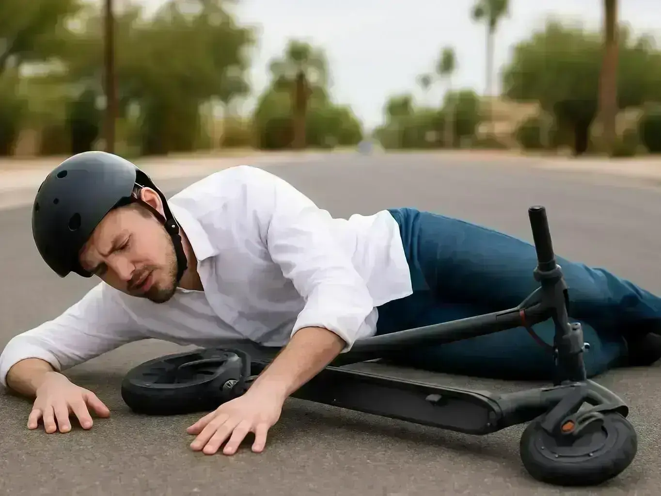 Glendale e-scooter accident lawyer reviewing crash evidence near Westgate Entertainment District