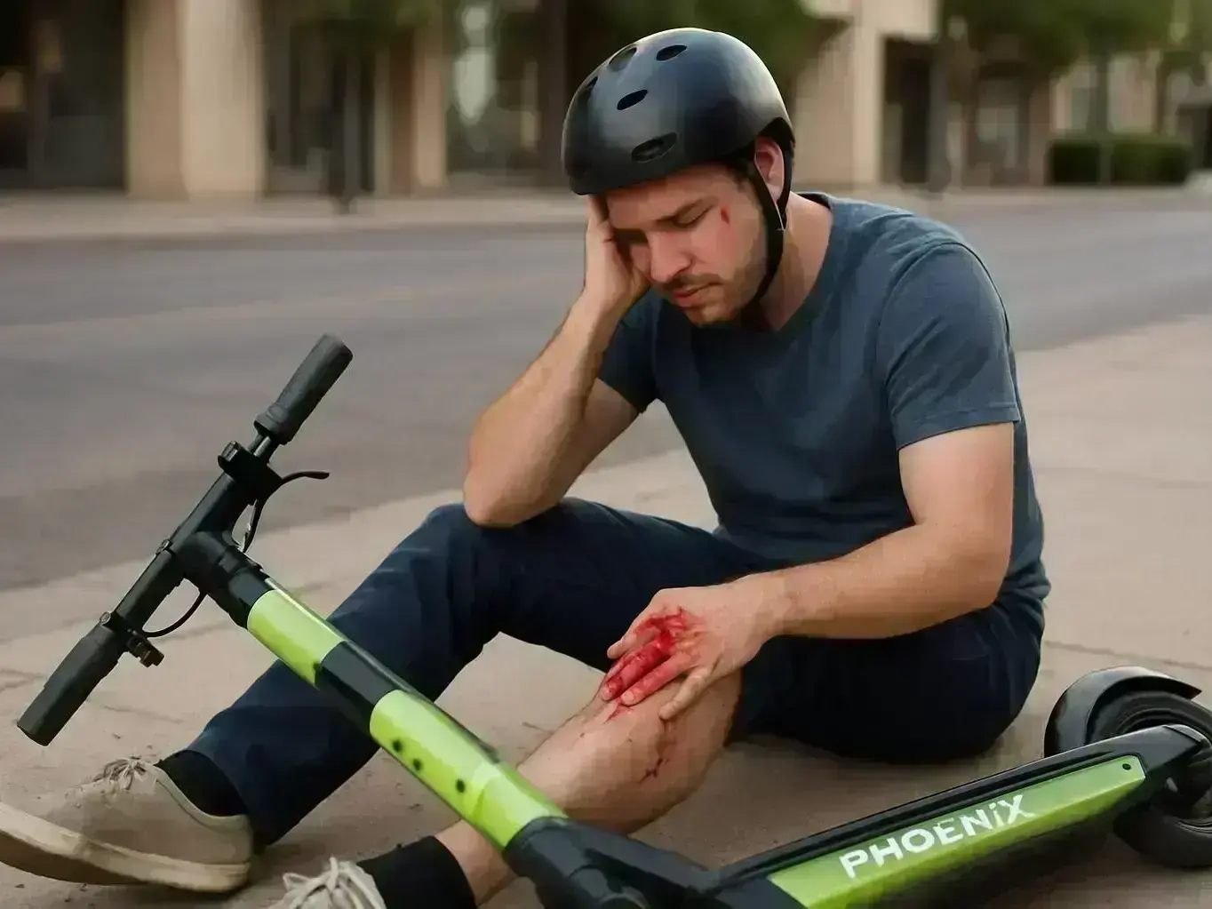 legal consultation for e-scooter hit and run claim in Sun City Festival Buckeye neighborhood
