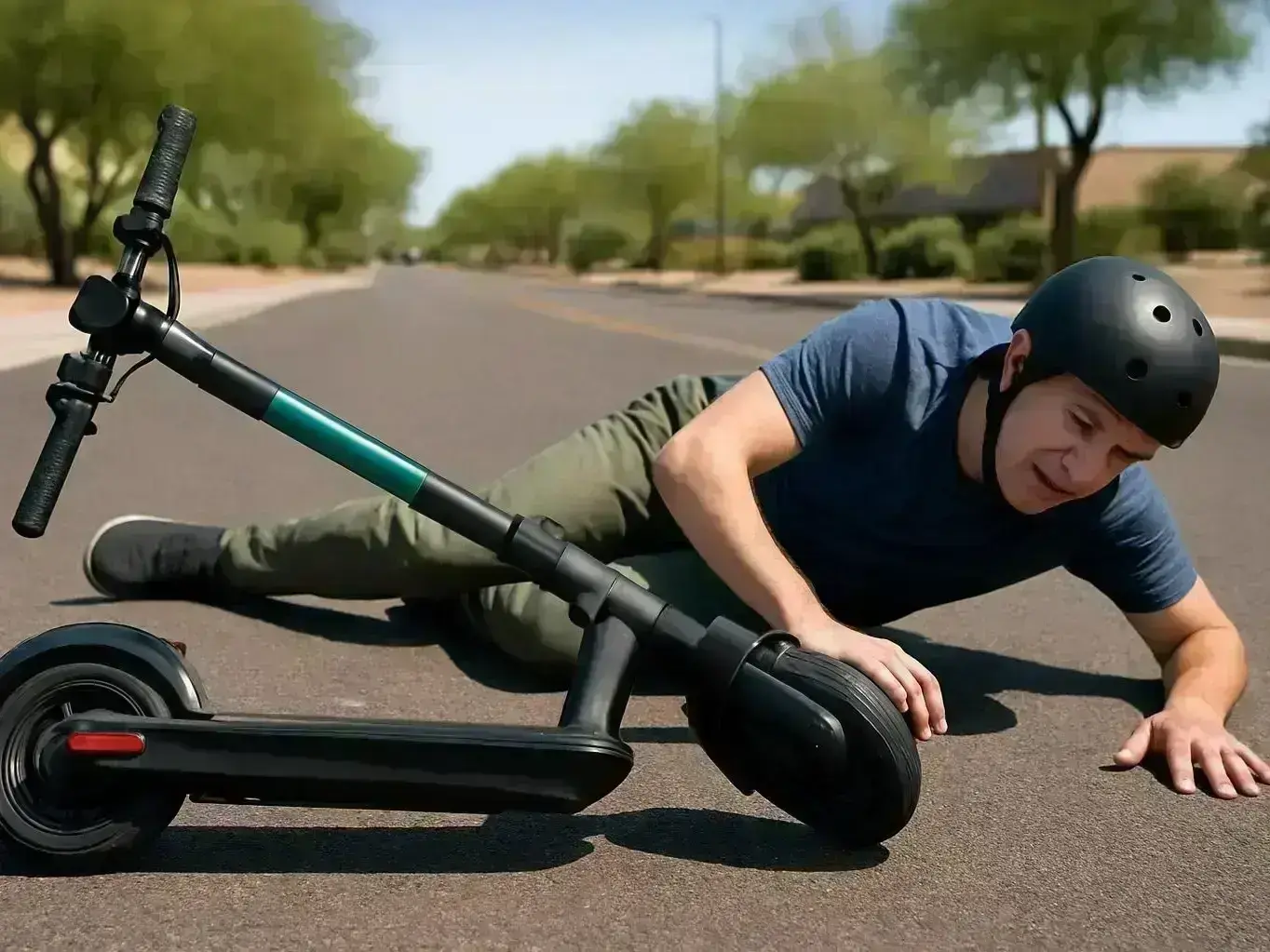E-scooter brain injury claim meeting with Litchfield Park client from Palm Valley after a serious traffic crash